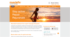 Desktop Screenshot of musclefix.com.au